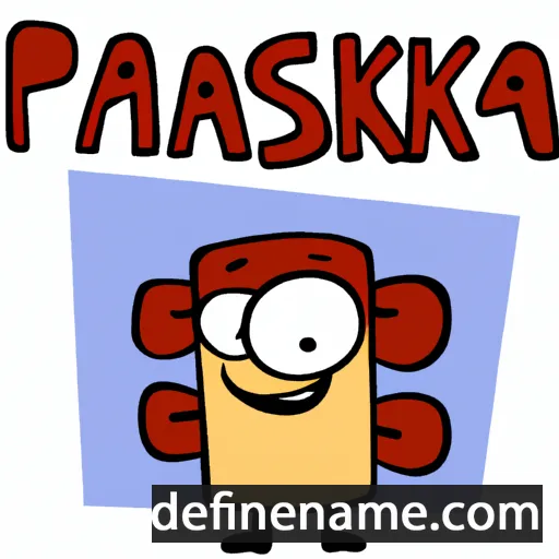 cartoon of the name Paraska