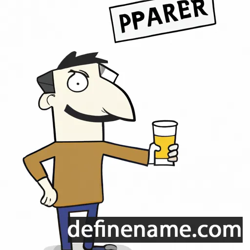 cartoon of the name Parbeer