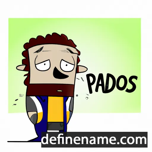 cartoon of the name Pardós