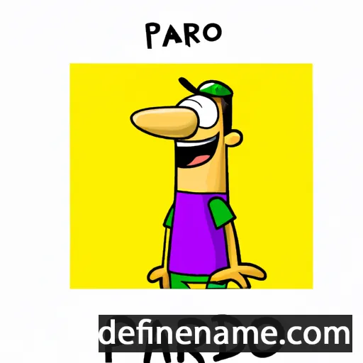 cartoon of the name Pardo