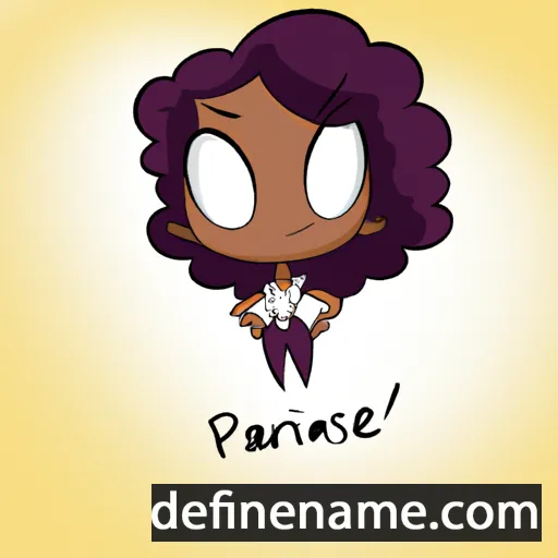 cartoon of the name Pareise