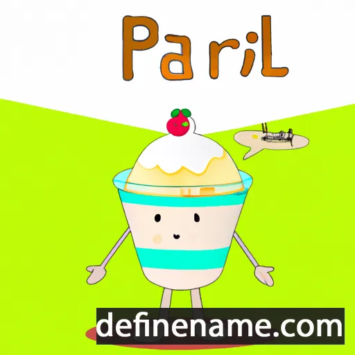 Parfait cartoon