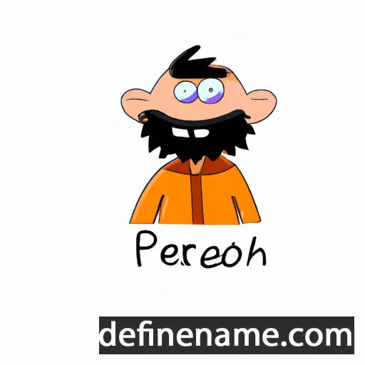 cartoon of the name Parhez