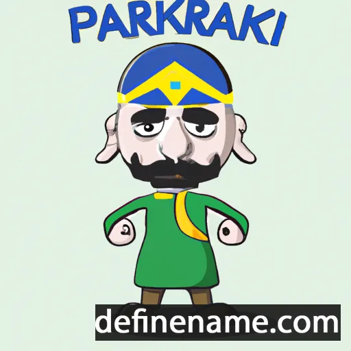 cartoon of the name Parikhan