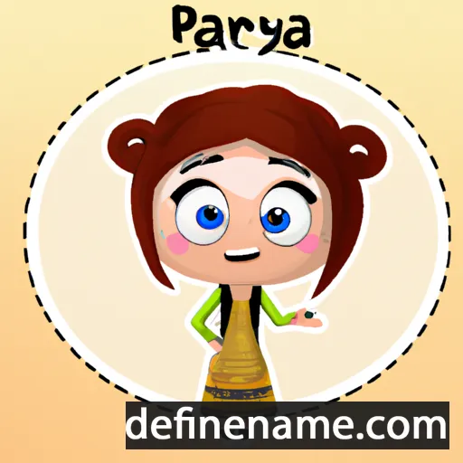 Parinya cartoon