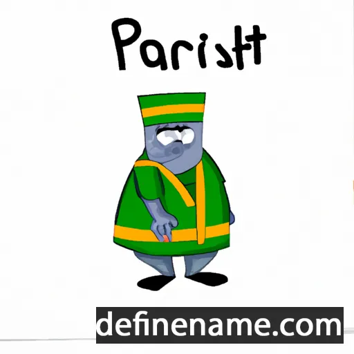 cartoon of the name Parishit