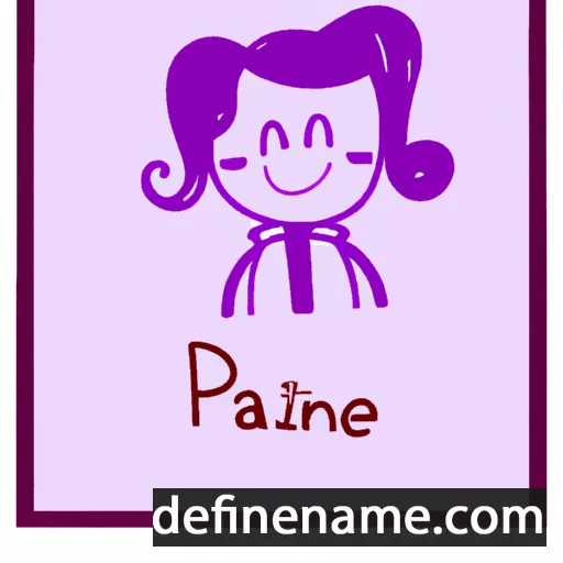 cartoon of the name Parline