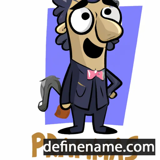 cartoon of the name Parmenas