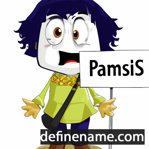 cartoon of the name Parmiss