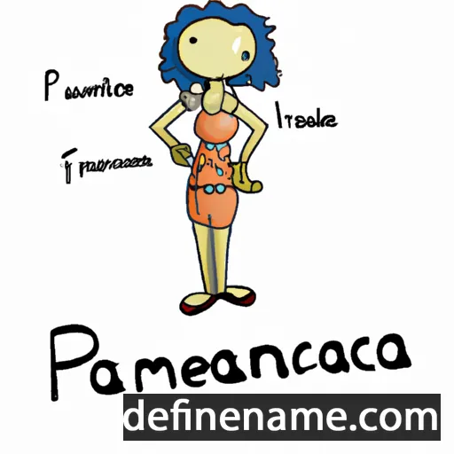 cartoon of the name Parnecia