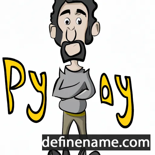 cartoon of the name Paroyr