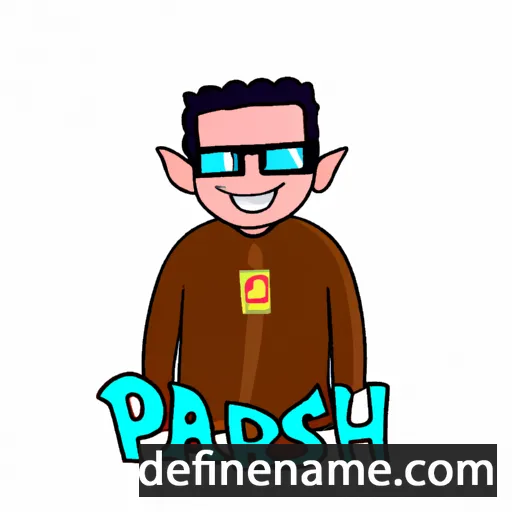 cartoon of the name Parrish