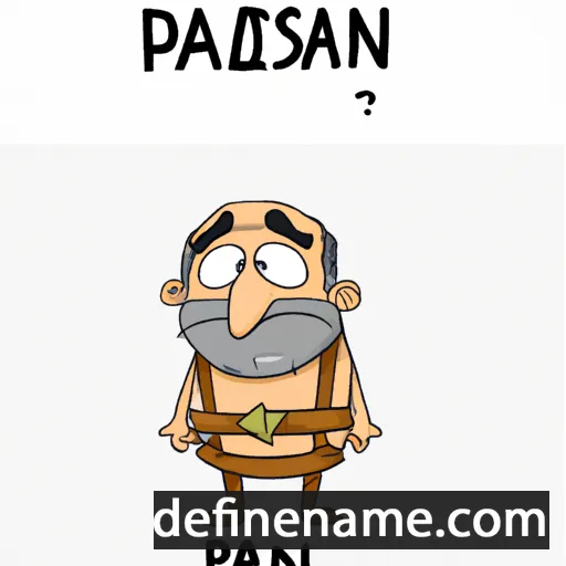 cartoon of the name Parsadan