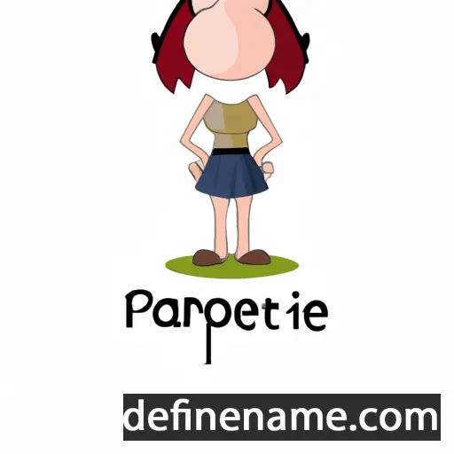 cartoon of the name Parténope