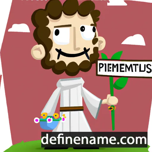 cartoon of the name Parthenius