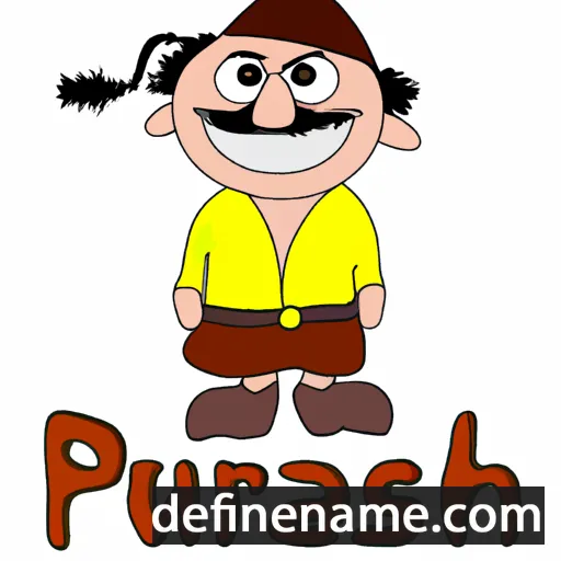 cartoon of the name Parush