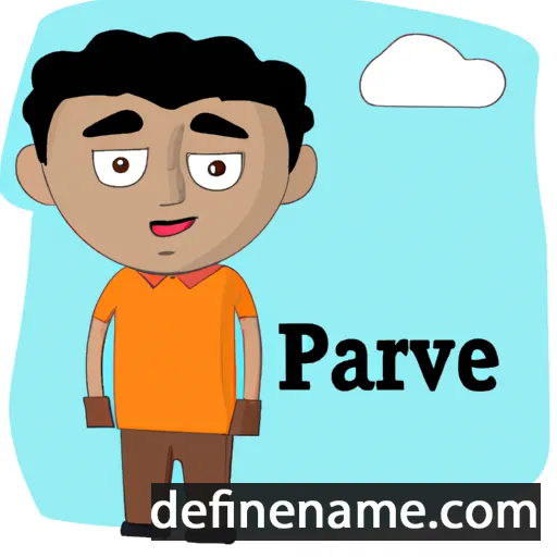 Parvesh cartoon