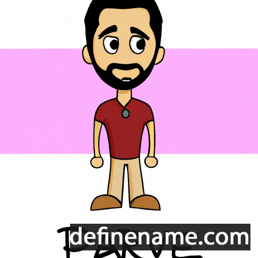 cartoon of the name Parvez