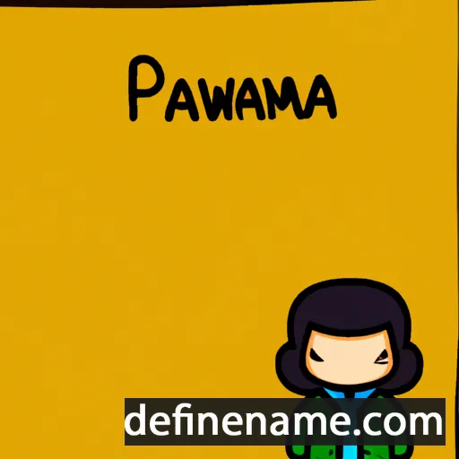 cartoon of the name Parwana