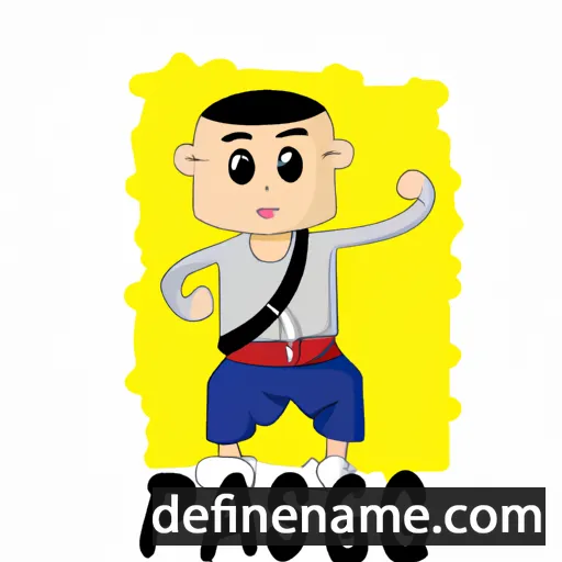 cartoon of the name Pasang