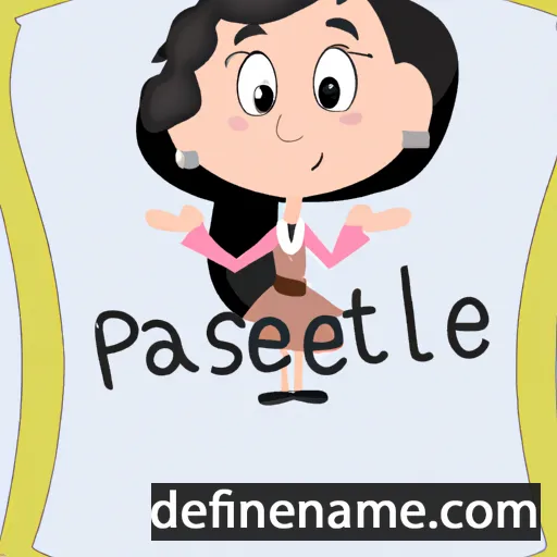 cartoon of the name Pascalette