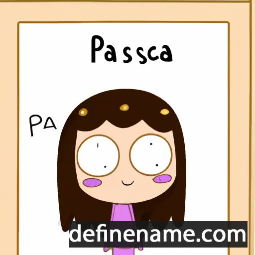 cartoon of the name Pascasia