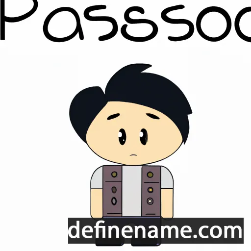 cartoon of the name Pascasio