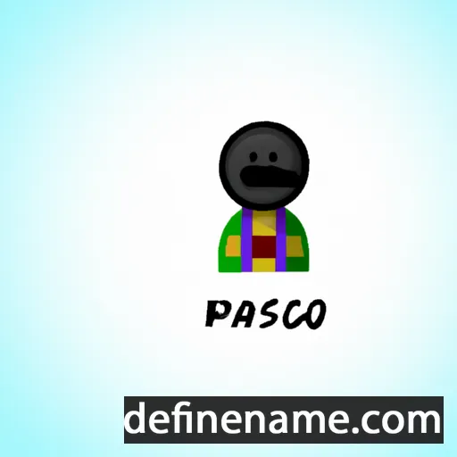 cartoon of the name Pascoal