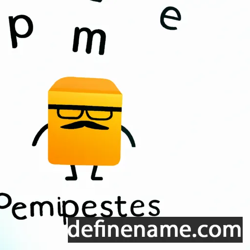 cartoon of the name Pasimenes