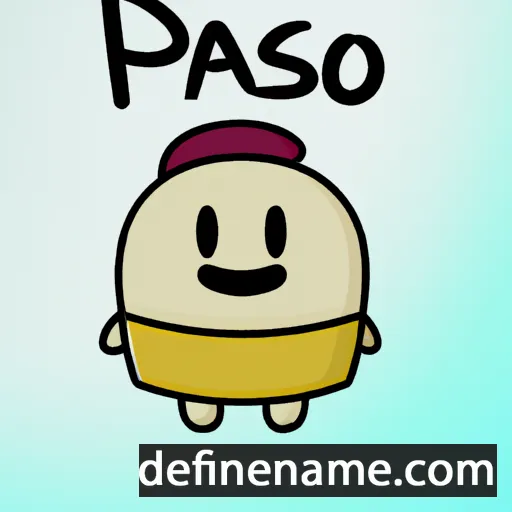 cartoon of the name Pasipao