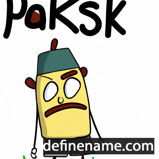 Pask cartoon