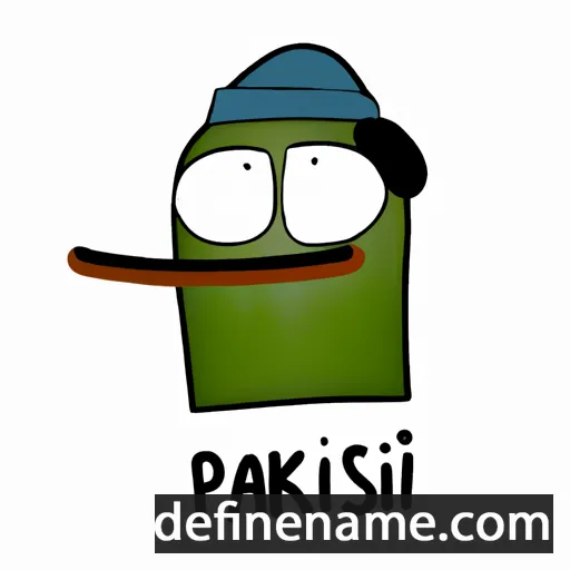 cartoon of the name Paskin