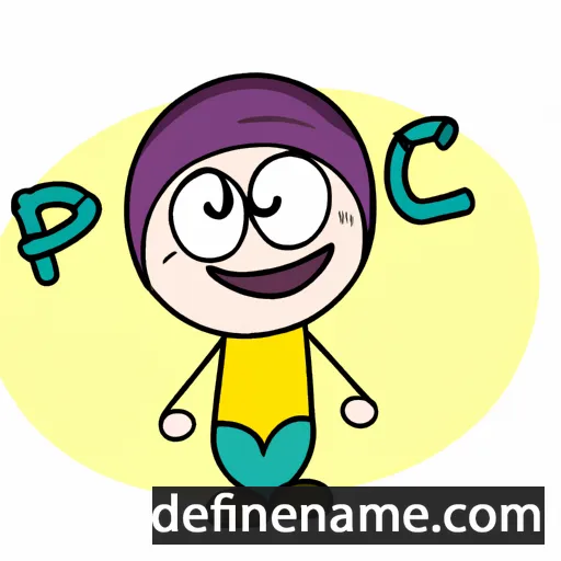 cartoon of the name Pasquâ