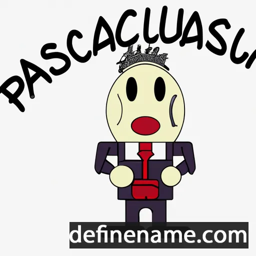 cartoon of the name Pasqualuccio