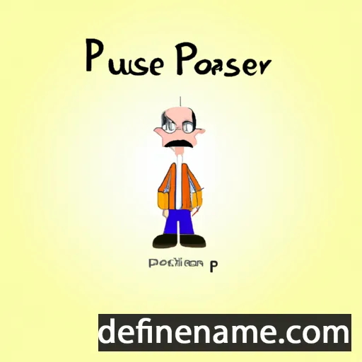 cartoon of the name Pasquier