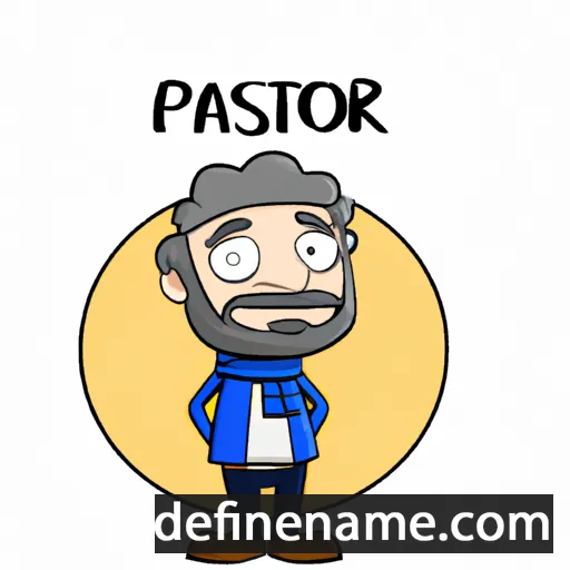 cartoon of the name Pastore