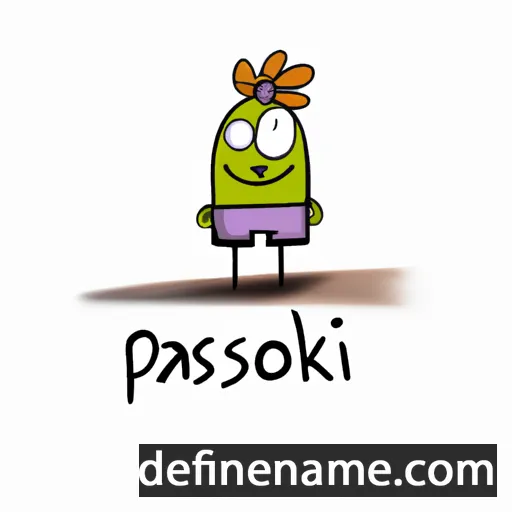 Paszkál cartoon