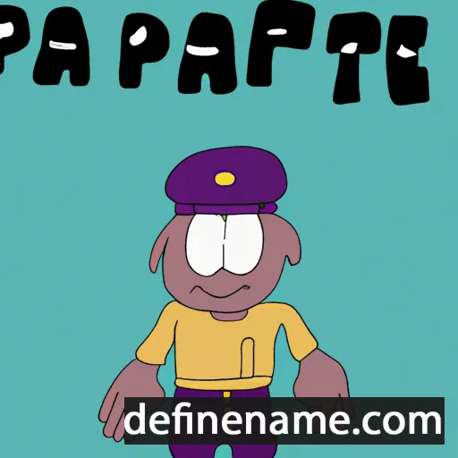 cartoon of the name Patape