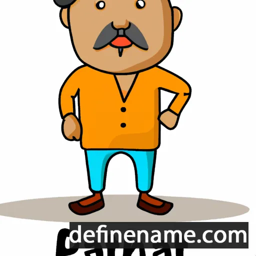 cartoon of the name Patharaj