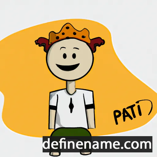 cartoon of the name Pati