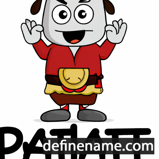 cartoon of the name Patimat