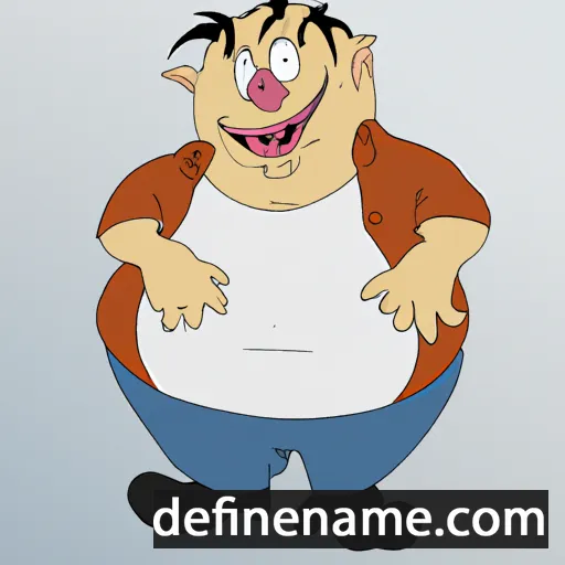 cartoon of the name Patma