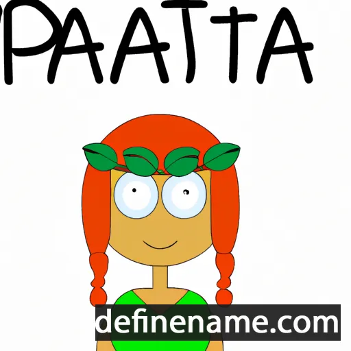 cartoon of the name Patra