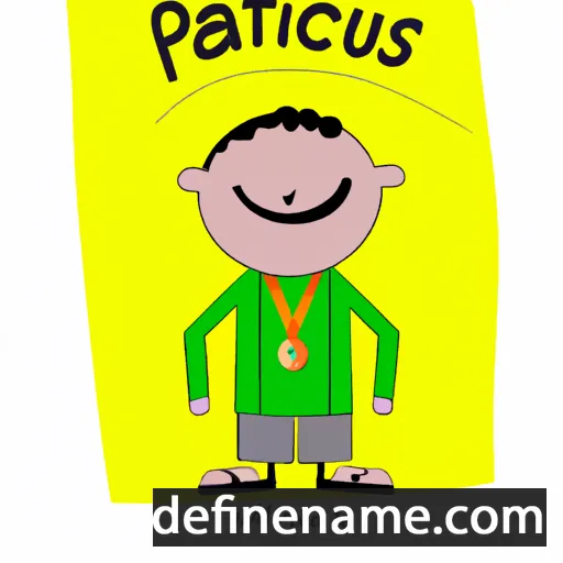 cartoon of the name Patrícius