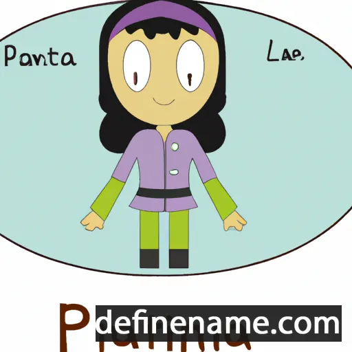 cartoon of the name Patriana