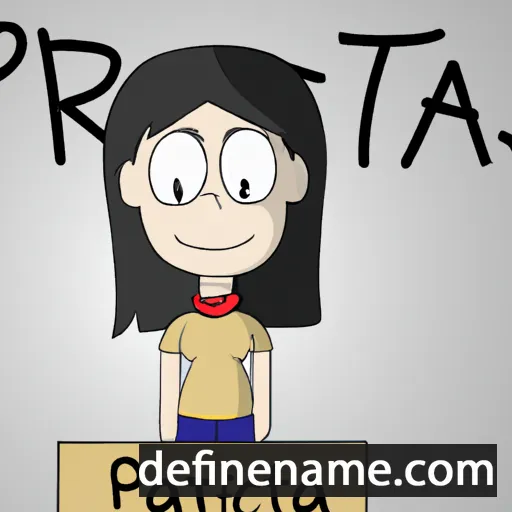 cartoon of the name Patrica