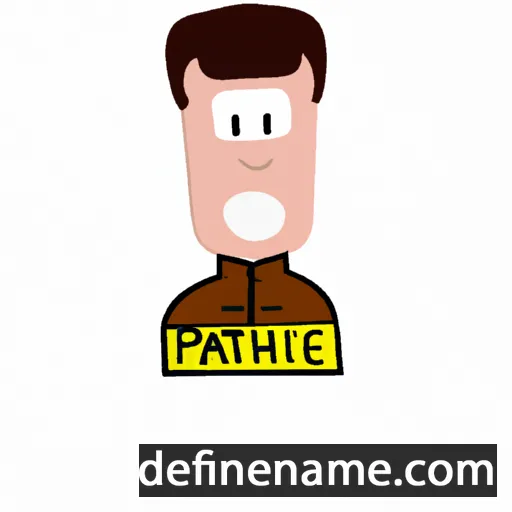 cartoon of the name Patriche