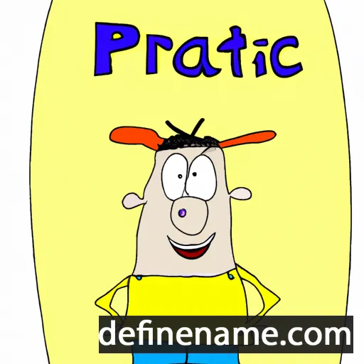 cartoon of the name Patriciu