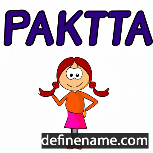 cartoon of the name Patrika