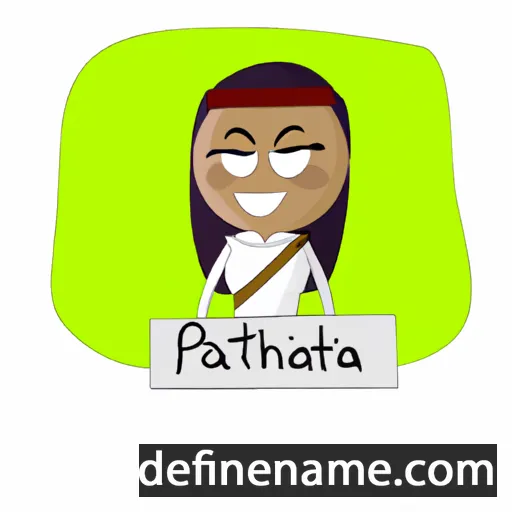 cartoon of the name Patrina